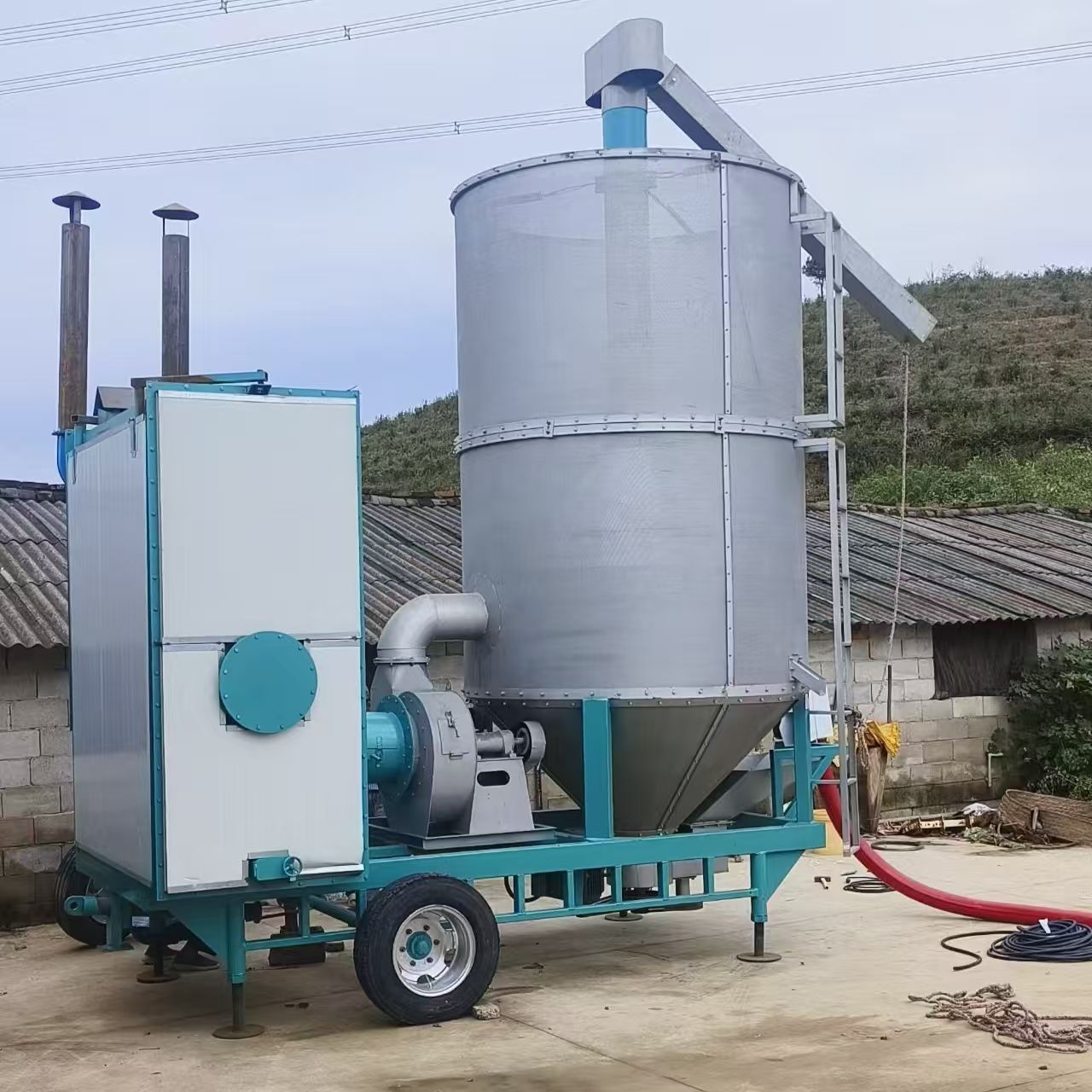 Mobile Paddy & Corn Dryer